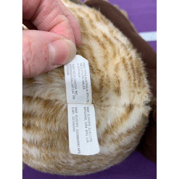 2007 KNM International Toys Horned Owl Scratched Plastic Eyes, 12 Inch - Picture 10 of 13